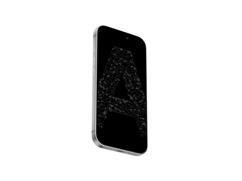 Mobile view of the Creative Coding project