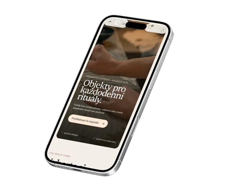 Mobile view of the Keramická Zahrada project