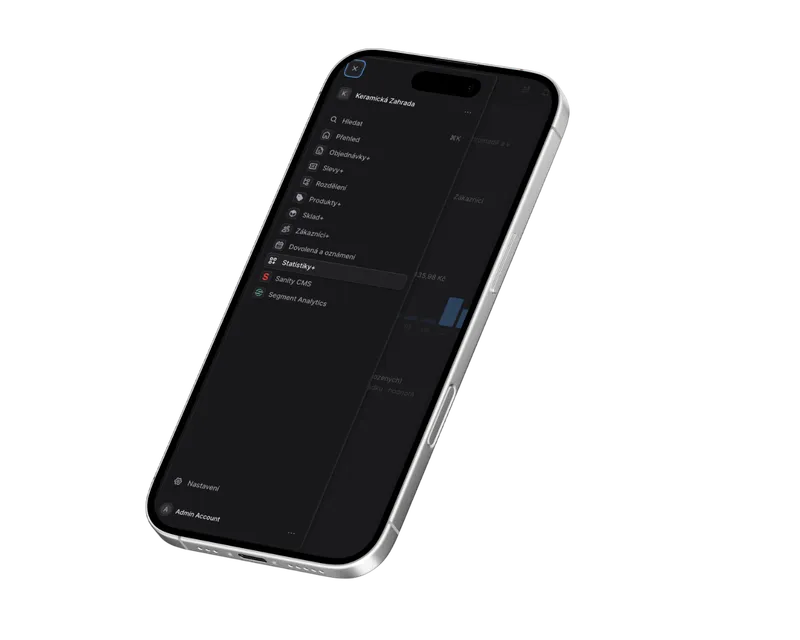Mobile view of the Keramická Zahrada project