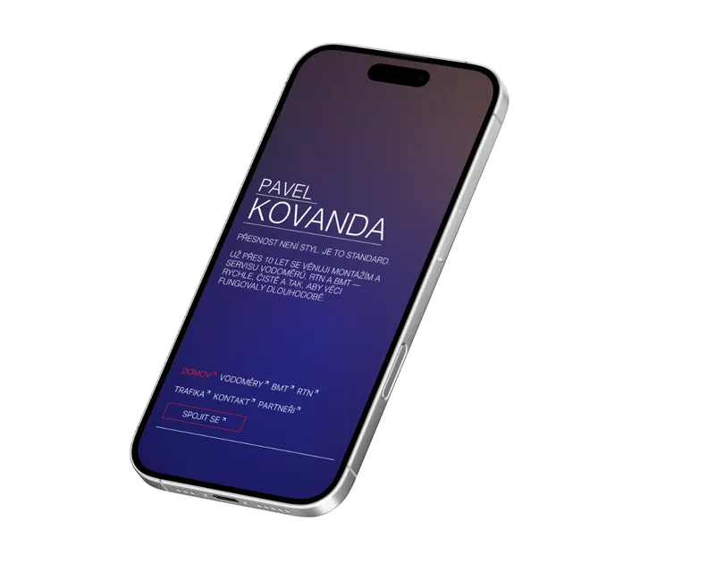 Mobile view of the Pavel Kovanda project